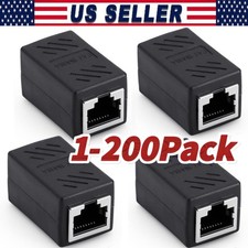 RJ45 Inline CouplerCat7/Cat6/Cat5e Ethernet Network lot Cable Extender Connector picture