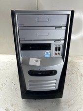 Retro Black and Silver mATX Desktop Sleeper Computer Case picture
