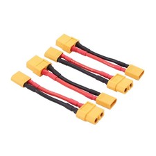 4pcs Male XT30 to Female XT60 / XT-60 Connector Adapter with Small, Yellow picture