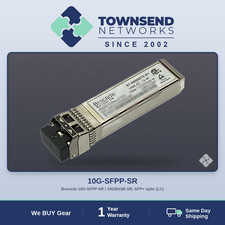 Brocade 10G-SFPP-SR / 10GBASE-SR, SFP+ optic (LC), target range 300m over MMF picture