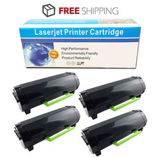 4 PK 60F1000 Toner Compatible For Lexmark MX310dn MX410de MX510de MX511dhe picture