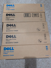 Lot of 5 GENUINE DELL 3000/ 3100cn Toner Cartridges Brand New picture