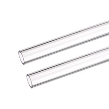 PETG Tubing Hard 12mm ID, 16mm OD, 50cm Length, High Transparent Clear 2pcs picture