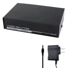 2-Port 200MHz VGA Splitter for Dual Monitor Setup, High-Quality Signal Output picture