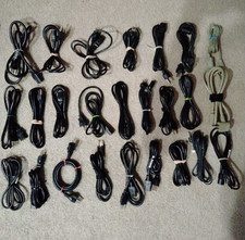 Lot of 25 AC Power Cord Cable 3 Prong picture