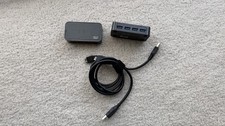 (2) Insignia USB 3.0 4-Port Powered Hubs NS-PCH5431, Micro-B to Type A, Black picture
