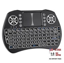 A8 Mini Keyboard with Touchpad,2.4G+BT,7-Color Backlight picture