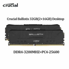 Crucial Ballistix 3200 MHz DDR4 32GB(2pcs 16GB) RAM Desktop Memory DIMM 288PIN picture
