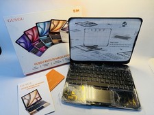Gusgu Transparent Case w/Wireless Keyboard for iPad Pro 11