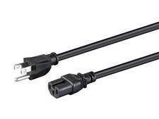 Monoprice Heavy Duty Power Cord - 15 Feet - Black, NEMA 5-15P to IEC 60320 C15 picture