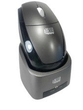NOS Adesso Wireless Powerscroll Mouse 540 DPI 3 Button with Charger Receiver NEW picture