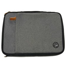 PKG X DRI 13 inch Laptop Sleeve Padded Case Multiple Pockets Zipper Gray 13x9.5 picture