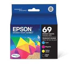 EPSON 69 DURABrite Ultra Ink Black & Color Combo Pack For CX-6000, CX-7000F picture