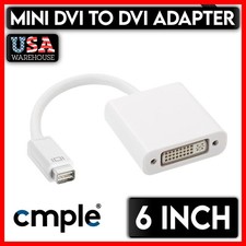 Mini DVI Male to DVI Female Adapter 6 Inch Cable Video Converter for MacBook picture