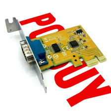 Dell 0NT0HM 1 Port Serial RS232 Desktop PCIe Card Low Profile NT0HM picture