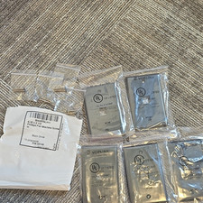 VCELINK Black Keystone Wall Plate 10 Pack UL Listed w/ Screws picture