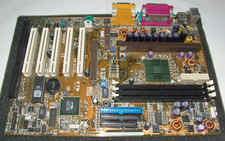 ASUS K7M Motherboard Athlon Slot A AMD Irongate 751 + VIA-686A picture