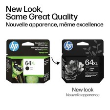 BLACK - HP 64XL BLACK HIGH-YIELD INK CARTRIDGE, N9J92AN picture