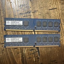 2GB (2x1GB) Nanya NT1GT64U8HB0BY-3C 2Rx8 DDR2  PC2-5300U-555-12-E1.667 667MHz picture