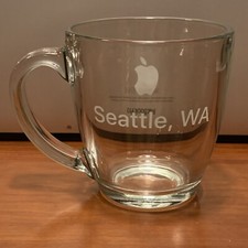 RARE Apple Computers Promo Promotional cup mug Store SEATTLE employee Gift WWDC picture