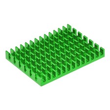 Electronic Radiators Aluminium Heatsink 30x40x5mm for CPU Green Pack of 10 picture