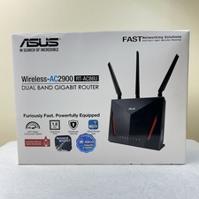 ASUS AC2900 Dual Band Gigabit WiFi Gaming Router RT-AC86U - New Open Box picture