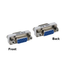HD15 Female to HD15 Female Mini Adapter 15 Pin Gender Changer PC VGA SVGA Video picture