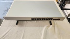 Cisco Meraki MS220-24P 24-Port PoE Switch UNCLAIMED Tested Factory Reset picture