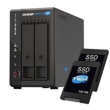 Qnap Ts-253e Nas 2-bay + 2x Ssd 120gb 8gb Ram 2x Slot M.2 2x 2.5g Lan Gigabit_ picture
