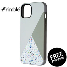 Nimble Spotlight Protective Case for Apple 13 6.1 Anti-Slip Stone White picture