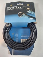 TERK by Audiovox 25ft RG6 Coaxial Cable F-Type Connectors Indoor Outdoor HDTV picture