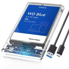 ORICO 2.5 inch Hard Drive Enclosure SATA to USB C 3.1 Gen1 5Gbps External Har... picture