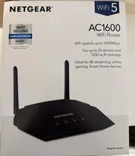 NETGEAR AC1600 WiFi 5 Router R6260 Dual Band Open Box Unused w/ Accessories picture