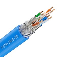 Syston Cat 8 Ethernet Bulk Cable 2000MHz 2GHz 40GB S/FTP 22 AWG 4 Pair-CMR/CL2R picture