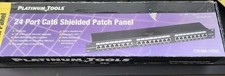 Platinum Tools 24 Port Cat6 Shielded Patch Panel PN: 668-24C6S - NEW picture