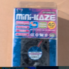 Scythe Mini-Kaze 40mm Case Fan 3500RPM Sleeve 12V 3-Pin SY124010L Black picture
