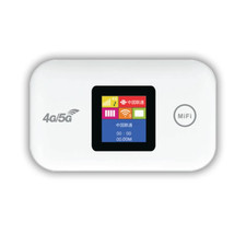 Portable 4G 5G Mobile WiFi Hotspot MiFi Router 2100mAh Battery White picture