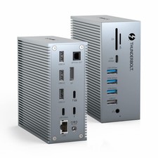 Thunderbolt 3 Dock, TOTU 18-in-1 Thunderbolt 3 USB C Docking Station 8K DP, 1 picture