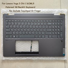 New For Lenovo Yoga 7 2-IN-1 16IML9 83DL Palmrest w/ Backlit Keyboard 5CB1N95158 picture