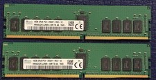SK Hynix 32GB 2x16GB DDR4-2933 ECC REG RDIMM 2Rx8 HMA82GR7JJR8N-WM picture