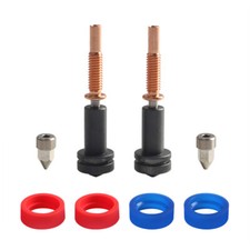 Upgraded High Flow 0.4mm/0.6mm Nozzles Hardened Steel/Copper/Titanium /TC4 picture