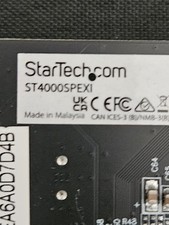 Startech IT ST4000SPEXI 4 Port PCIe Gigabit Ethernet Card picture