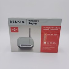 Belkin Wireless G Router 802.11g VTG Broadband WiFi New Old Stock In Box Y2K Era picture