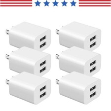 Dual Port USB Power Adapter Wall Charger Block For iPhone 6 7 8 X XR 11 12 13 14 picture