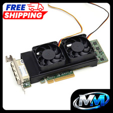 LSI 9206-16e 1V1W2 00MH942 SAS HBA 2x 50mm Cooling Fan Included + Shroud Cooler picture