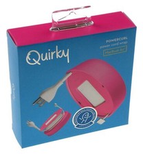 Quirky Powercurl Power Cord Wrap Pink Macbook Air Tangle Free Neat Portable picture