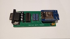 RS232 Serial to WiFi Modem using ESP8266. Use old DOS/Windows PCs on WiFi -Built picture