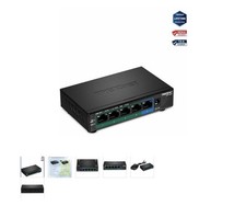 Brand New TRENDnet 5-Port Gigabit PoE+ Switch, 32W PoE Power Budget, 10Gbps picture