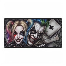 DC Comics Joker And Harley Quinn Illustrated Movie Logo Mouse Pad Desk Mats picture