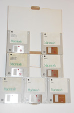 1991 Vintage Apple Macintosh System Disks 914-0363-B PowerBook 160 180 Software picture